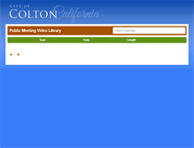 Tablet Screenshot of colton.12milesout.com